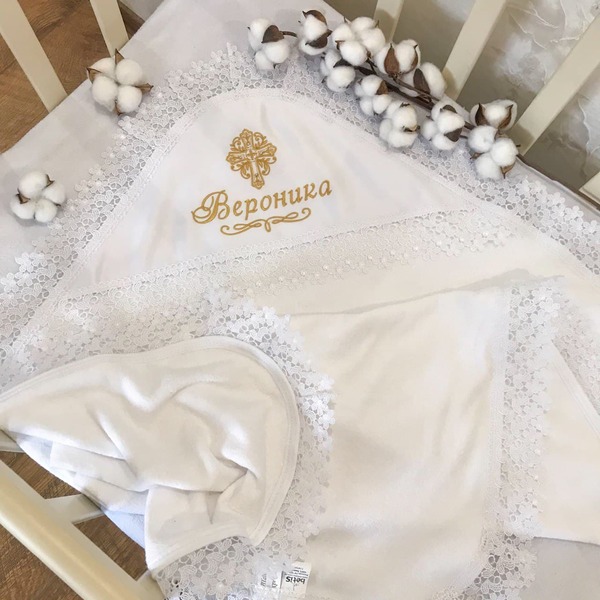 Крижма Іменна «Сонечко-6» Махра Зображення